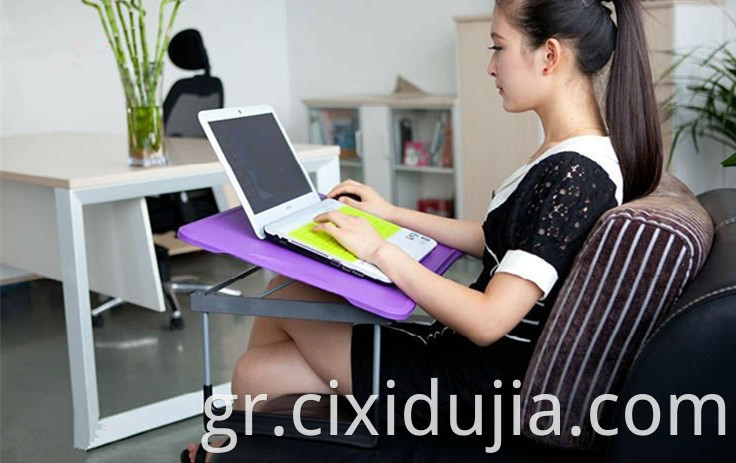 Plastic folding lap desk